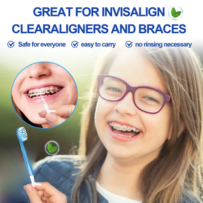 26-Pack Portable Disposable Toothbrushes with Toothpaste - Travel-Friendly, Rinse-Free, Fresh Mouth Solution